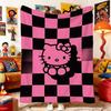 H-Hello K-Kitty Double Bed Blankets for Beds Sofa Blanket Home and Decoration Camping Bedspread the Knee Sofas Bedspreads Picnic