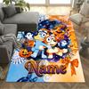 Halloween Friends Celebration Customize Your Name Floor Rug Office Rug Perfect for Dormitory Study Room Dining Room Balcony Anti-slip Rug