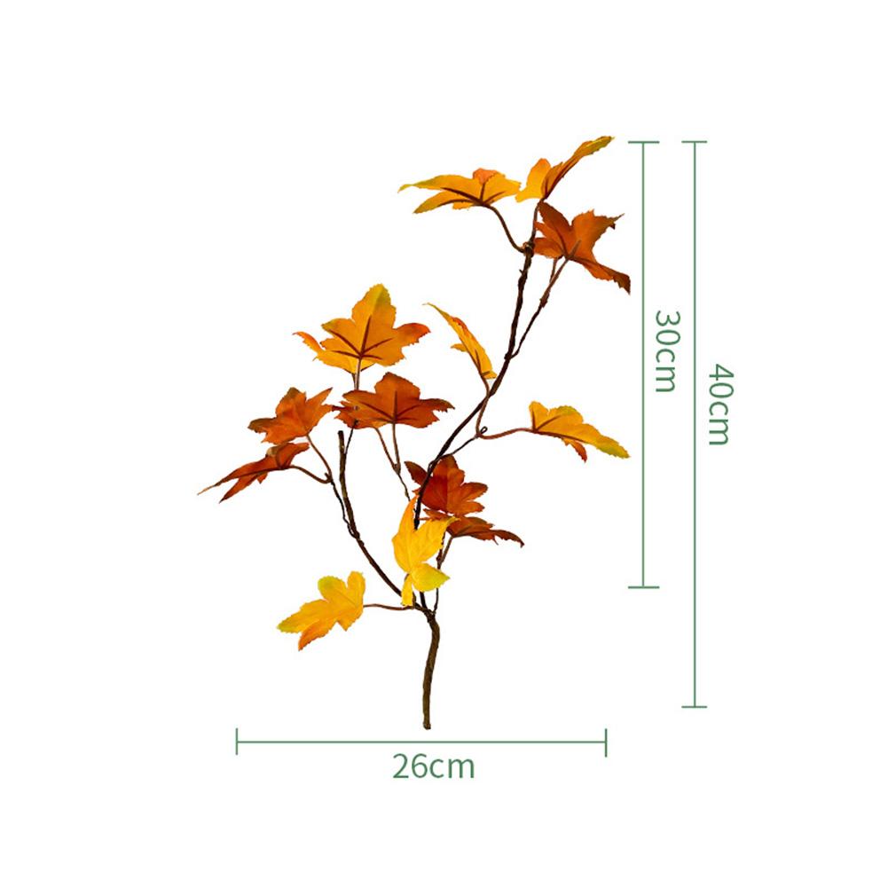 Sztuczna jesienna tkanina wielokrotnego użytku z liści klonu