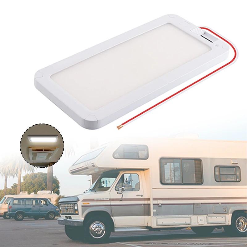 96-LED 3-Color Dimmable Ceiling Dome Light - 12V-30V for RV/Truck/Motorhome/Caravan