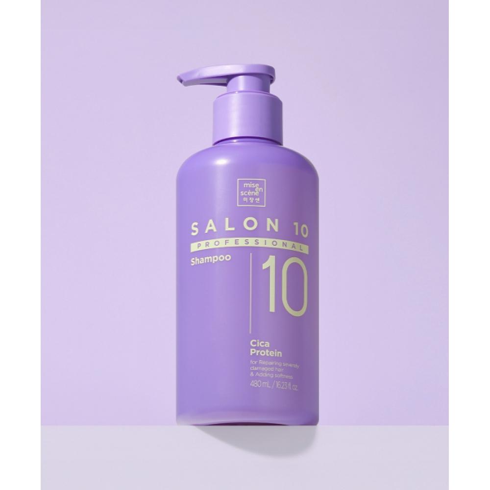 Miseenscene Salon10 Professional Cica Protein Shampoo 480ml NONE
