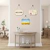 Wooden Blank Hanging Sign, Create DIY Handmade Painting Craft, Writing and Home, Room Decoration, Suitable for Various Occasions