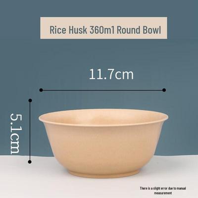 Disposable Rice Husk Bowl
