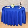 Advertising Exhibition Tablecloth Tablecloth Round Table Skirt Skirt Plain Weave Solid Color Zhu Wenwei Gauze Material Round Tablecloth