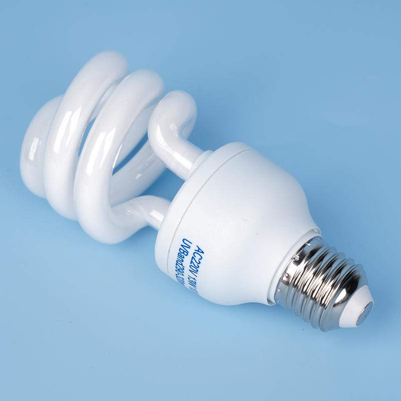 13W/26W 220V Husdjursreptil Värmelampor 5.0 10.0 UVB Värmelampa Amfibie Terrarium Sköldpadda Sköldpadda Orm Energibesparande Belysning
