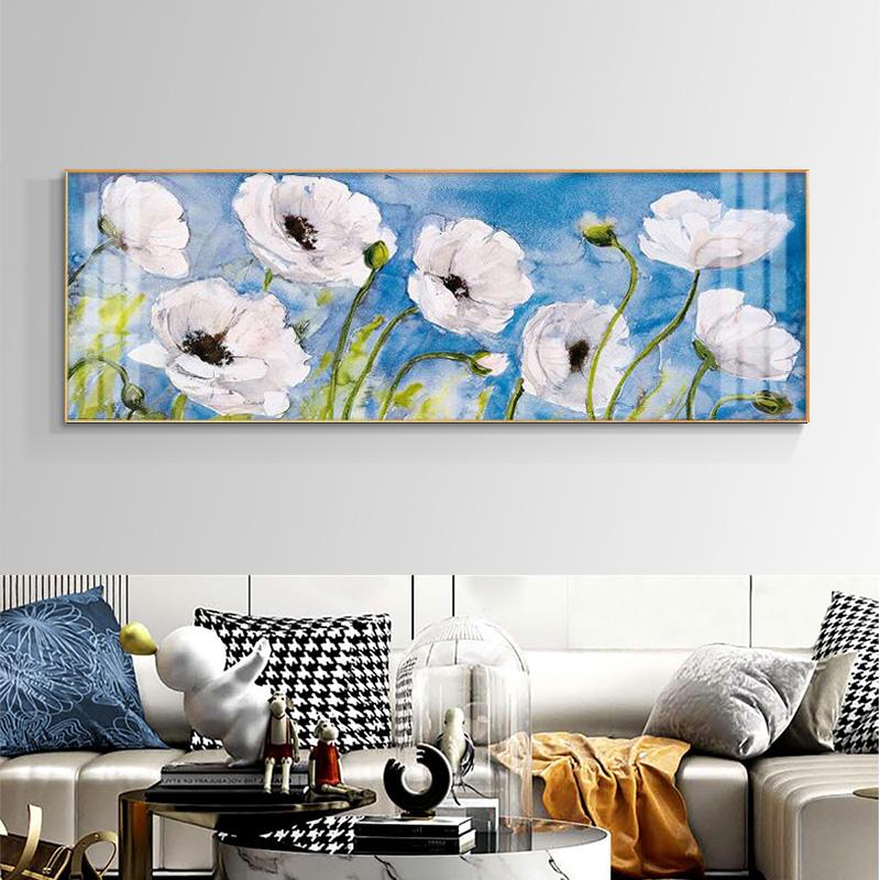 Abstract Colorful Flower Landscape Canvas Painting Posters and Prints Wall Art Pictures Bedroom Living Room Home Decor No Frame