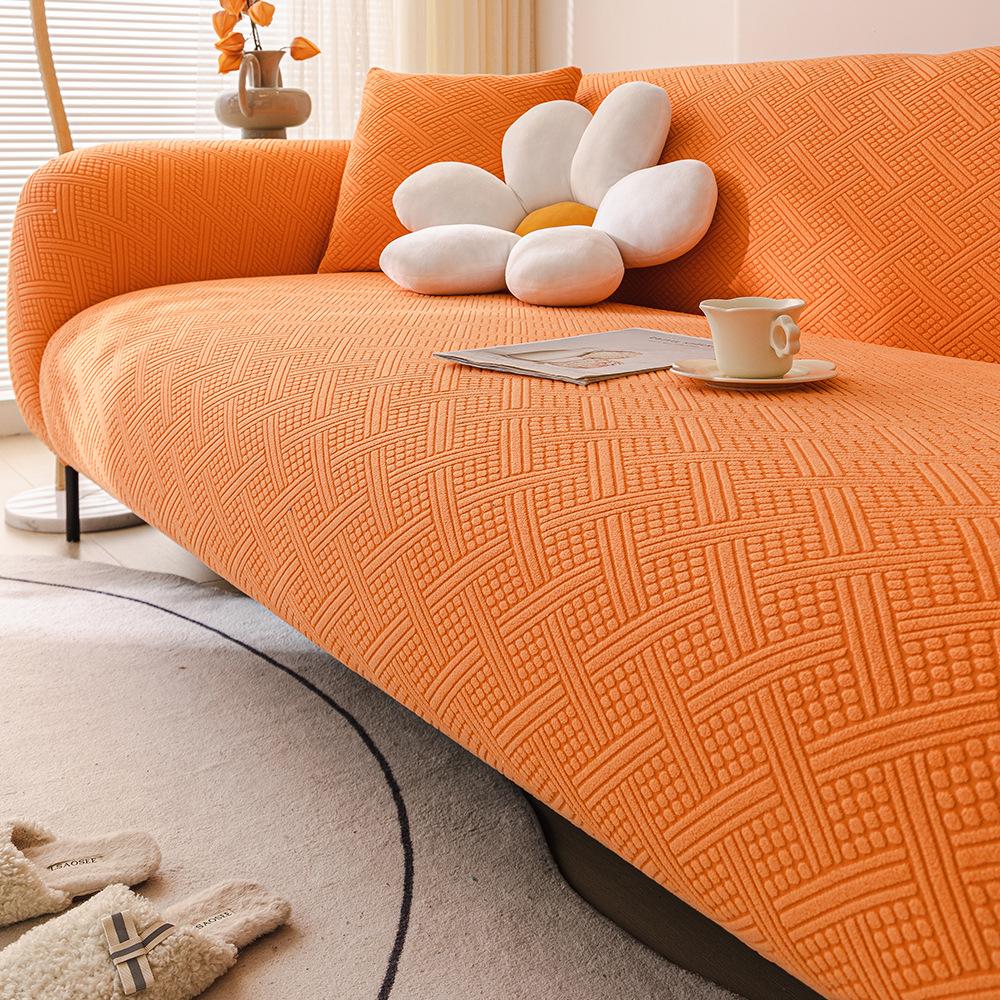Elastic Sofa Cover All in One All in One Cover  Simple and Suitable for All Seasons Full Cover with Fabric Anti Slip and Dust Proof Sofa Cover
