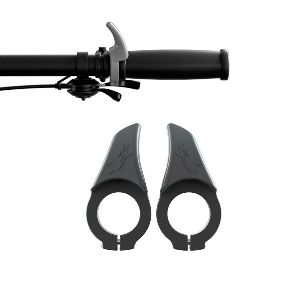2PCS Fiber Bicycle Handlebar Thumb Rest Anti Skid Bicycle Handlebar End Grips for Mountain Bike