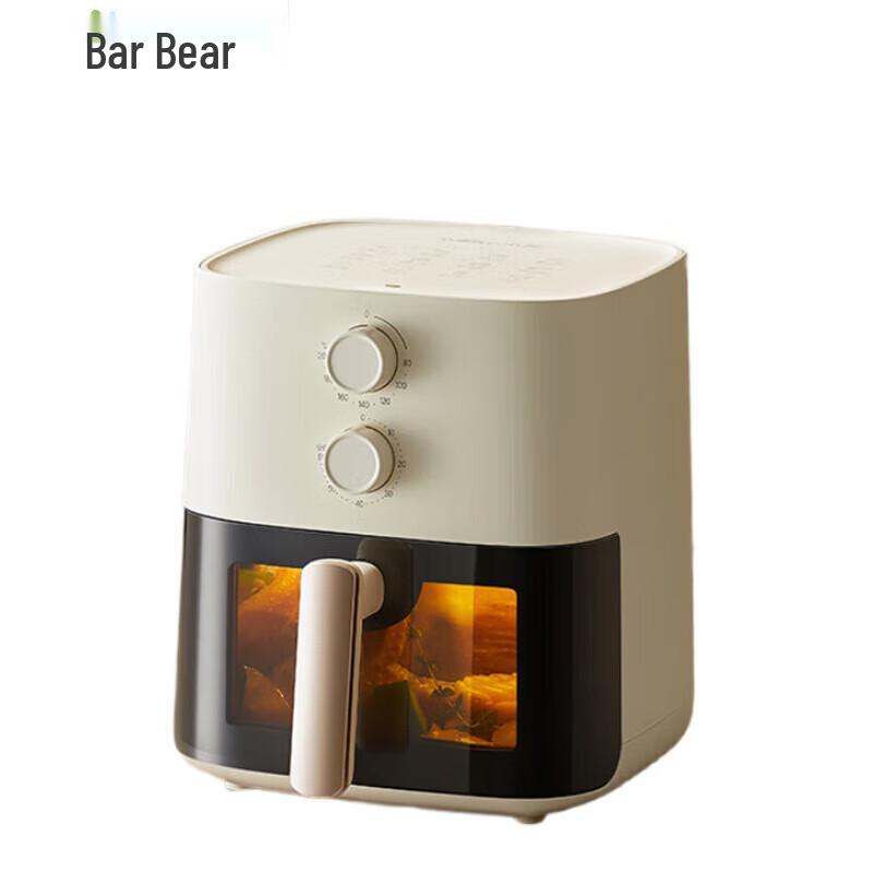 Little Bear 5L 4D Cyclone Air Fryer with Visual Window CN plug (adapter included)
