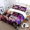 Colorful Female Fashion Artwork Bedding Duvet Cover Set Duvet Cover Pillowcases  (1*Duvet Cover 2*Pillowcases, without duvet insert)
