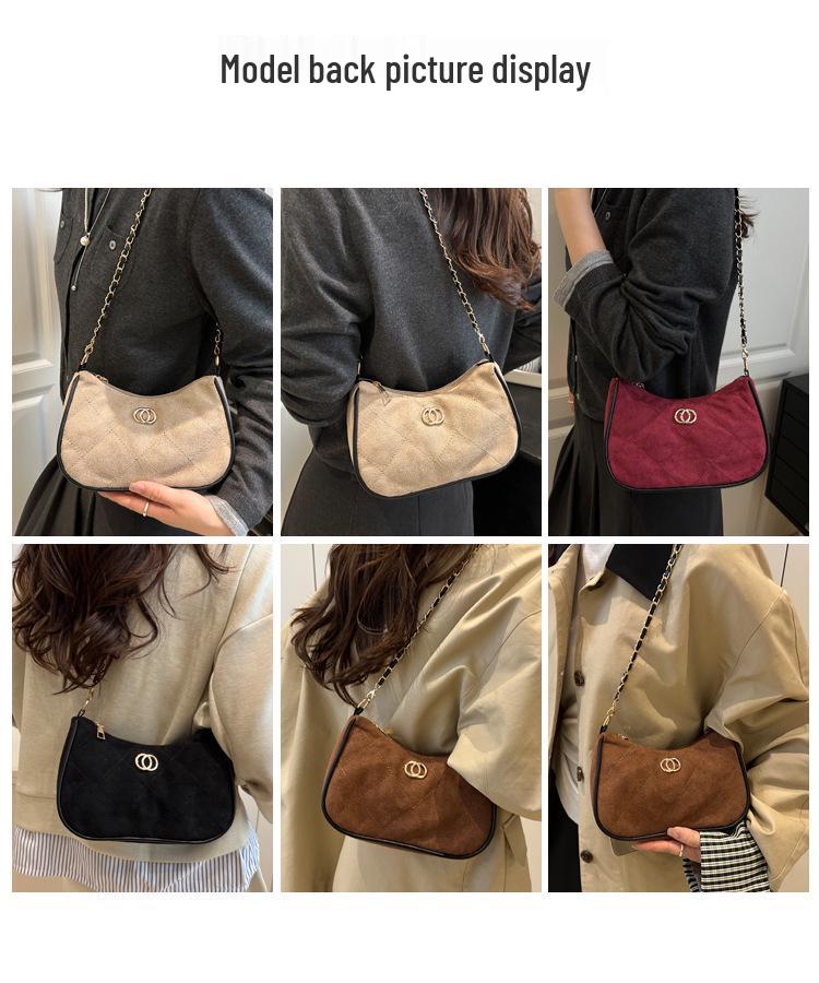 2025 Minimalistische Damen Umhänge-Schultertasche: Französisches Nischendesign für Damen