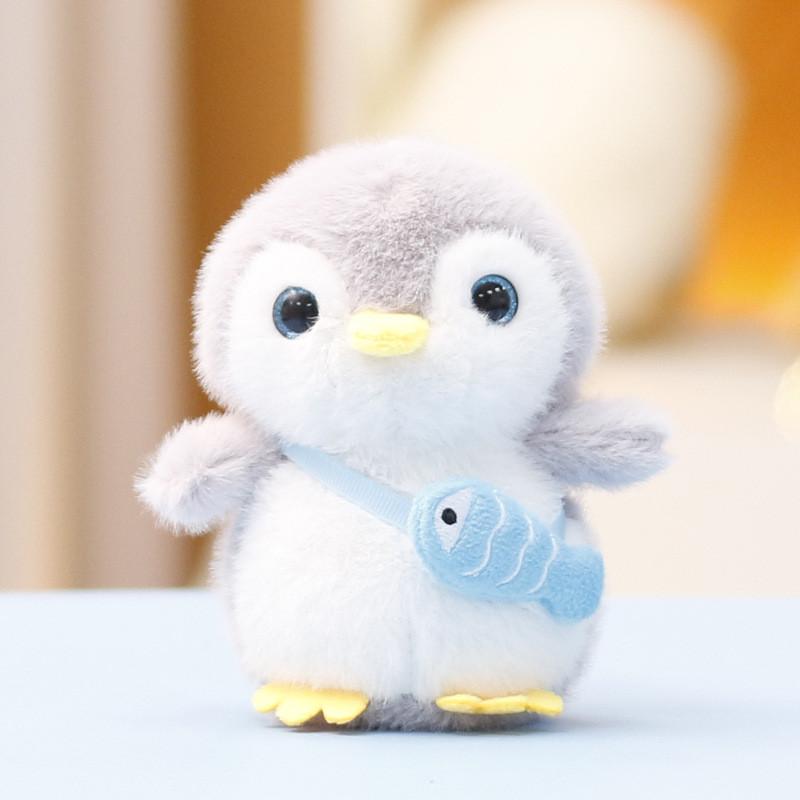 Cute Penguin Plush Doll With Pp Cotton Filling For Kids Gift And Bag Accessory