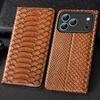Genuine Leather Flip Case For Apple iPhone 17 16 16E 15 14 13 12 11 8 7 6 X XS XR Pro Max Plus 3D Python Card Slots Wallet Cover