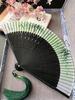 Folding Hand Fan for Women, Chinese Style, Floral Patterns, Vintage, Dancing Party, Summer, 1Pc