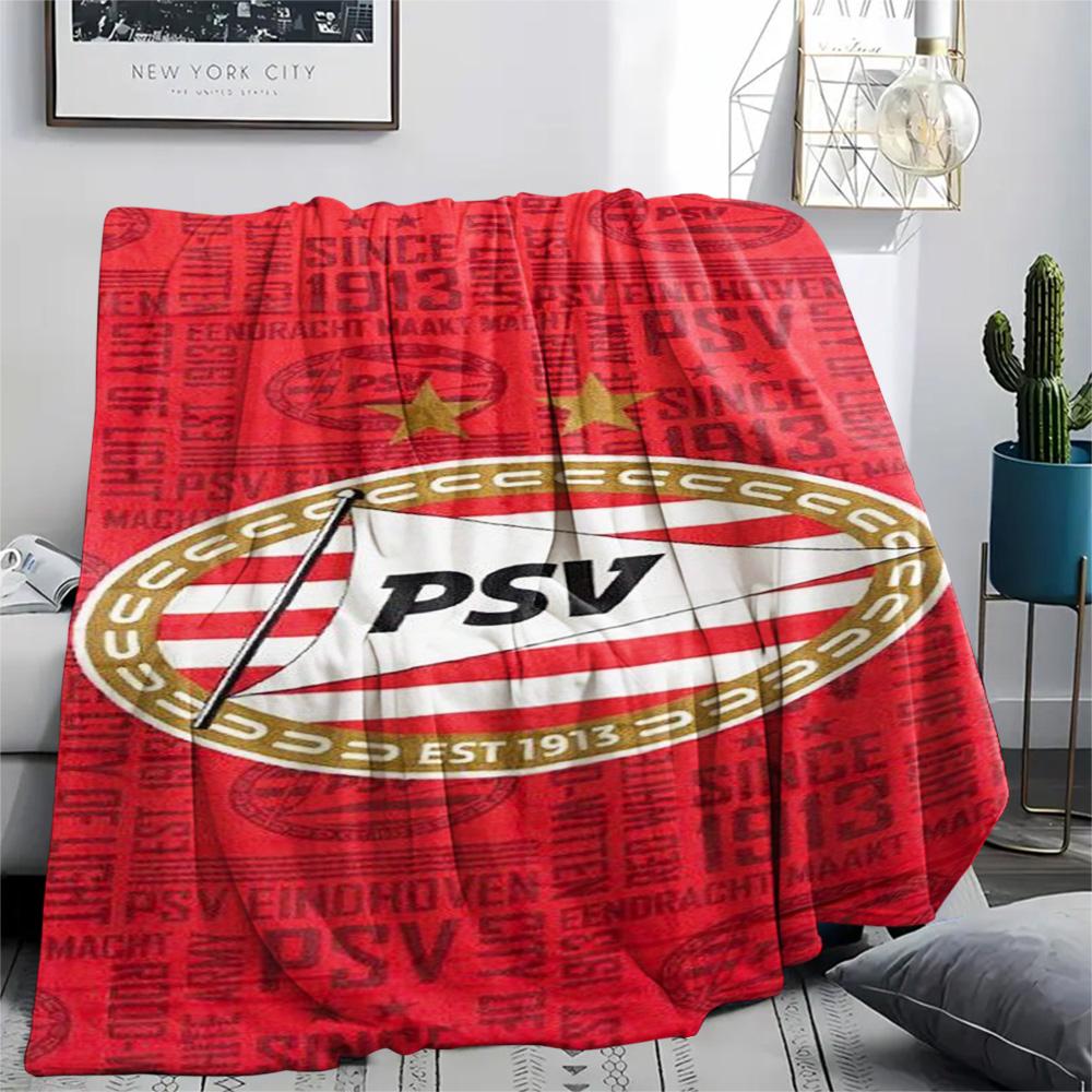 1PC Philips Sport Vereniging Patterned Flannel Blanket Suitable For All Seasons for Home Decor Warmth and Comfort Gifts Holiday Present