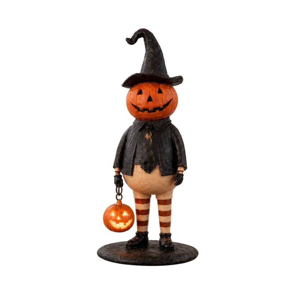 Niedliches Halloween-Dekorationsornament für Regale und Tischplatten zu Hause, Festliche Saisonale Figur für Halloween-Partyartikel