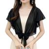 Large Yards Thin Section Cardigan Chiffon Loose Blouse High Quality Chiffon Shawl  Summer