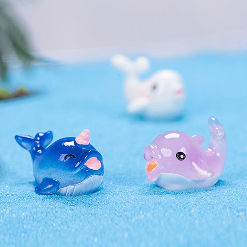 Micro Marine Animal Resin Scene Ornaments Small Items Holiday Gift Toys