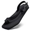 Fashion Leisure Walk Roman Flats 2025 New  Summer Men's Sandals Genuine Leather Male Casual Shoes Outdoor Men Open-toe Beach Shoes