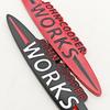 3D Metal Car Stickers Grille Badge Logo Works Emblem Decal For MINI Cooper JCW S F54 F56 F60 R50 R53 R55 R56 R57 R60 Accessories
