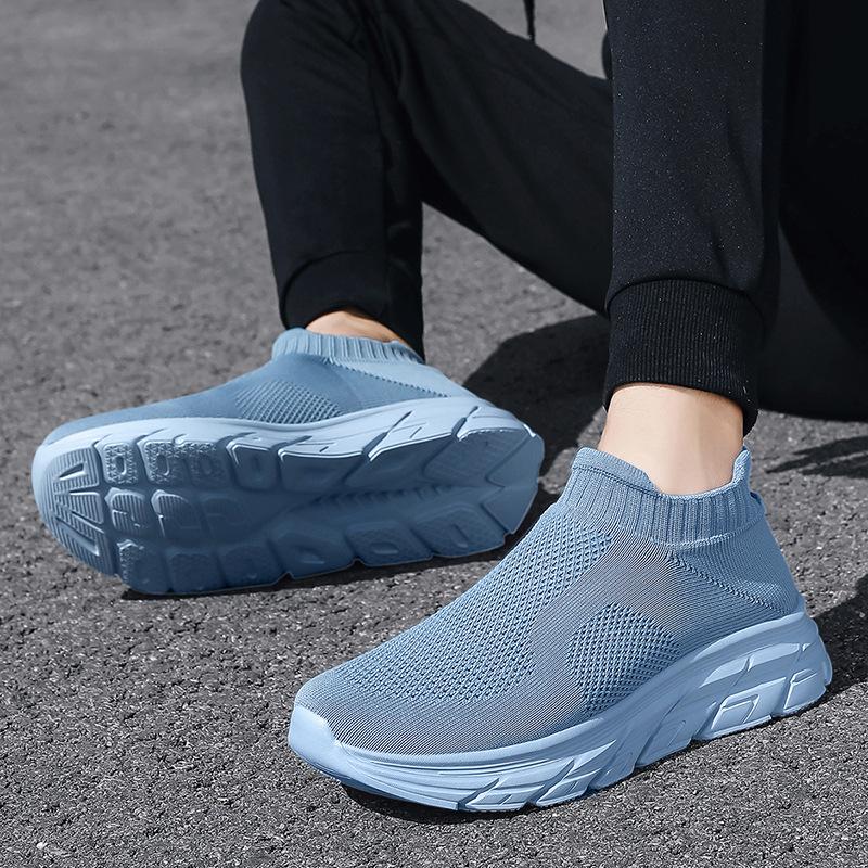 Couple mesh shoes breathable spring autumn and summer casual sports shoes medium trendy dopamine light shoes