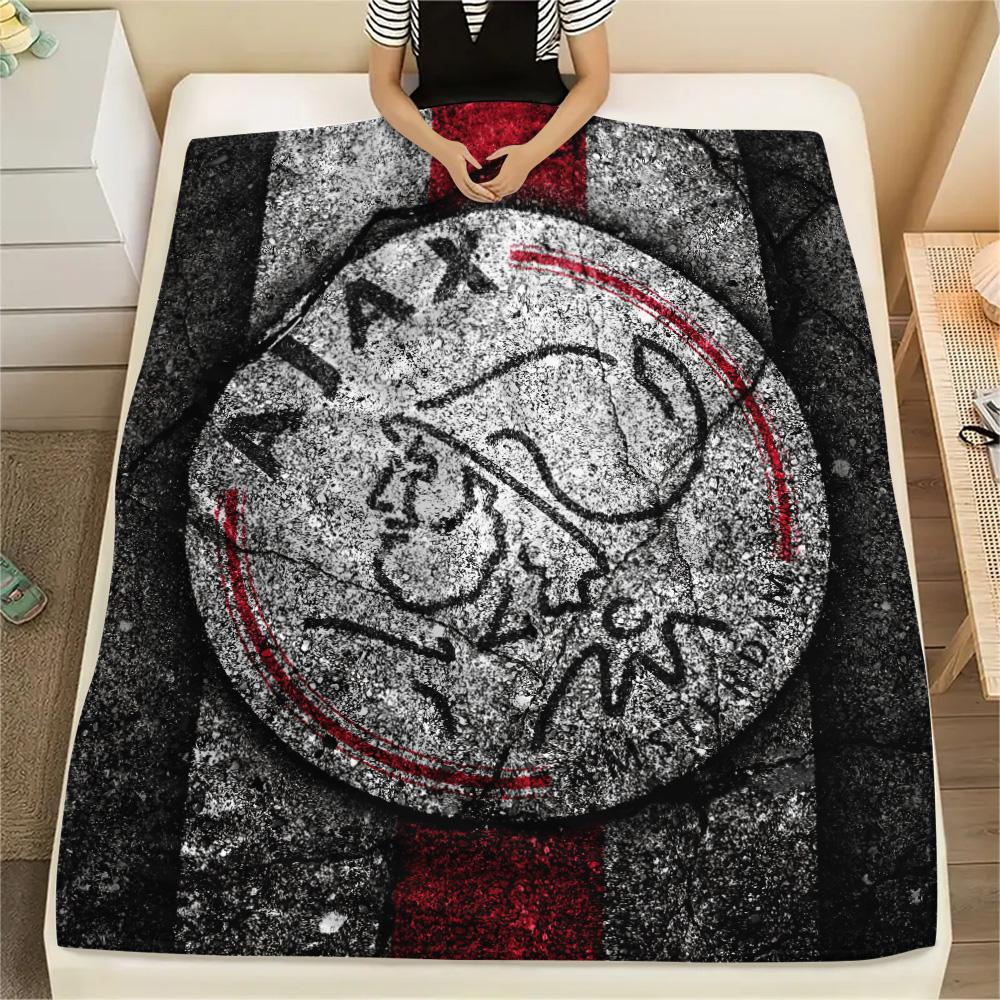 

AFC Ajax Print Flannel Blanket, High quality Comfortable for All Seasons, Home Decor, Warmth and Comfort 130cm x 150cm
