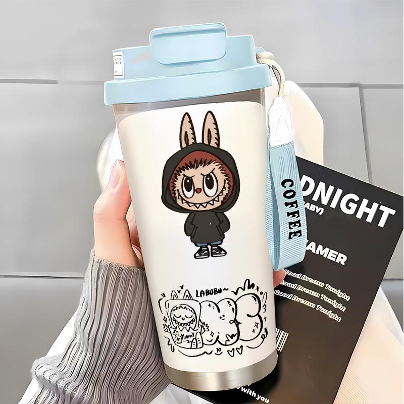 Slámkový hrnek na vodu Velká kapacita 316 Nerezová ocel Vysoká hodnota Termoska na dvojí pití Hrnek na kávu do auta