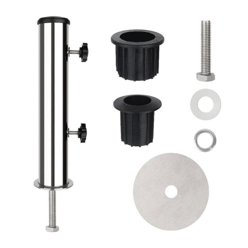 Braçadeira de Montagem Quadrada para Exterior Compatível para Suporte de Suporte Universal para Pátios de Deck Aço Resistente Base de Suporte Quadrada para Guarda-sol