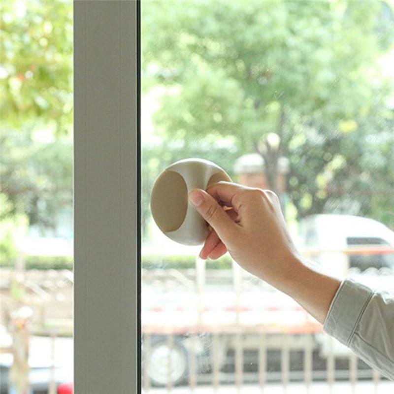 Manija redonda para puerta de vidrio, armario, cajón, manija autoadhesiva Invisible sin agujeros, suministros para el hogar