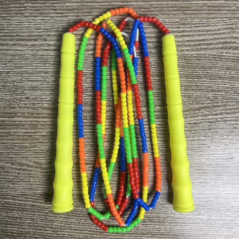 Adjustable Bamboo-Joint Skipping Rope