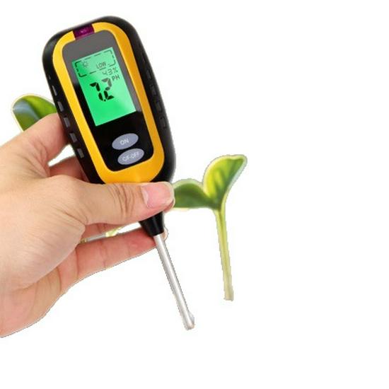 Six-in-One Soil Tester: Moisture, Fertility, Temperature, pH, and Humidity Meter.