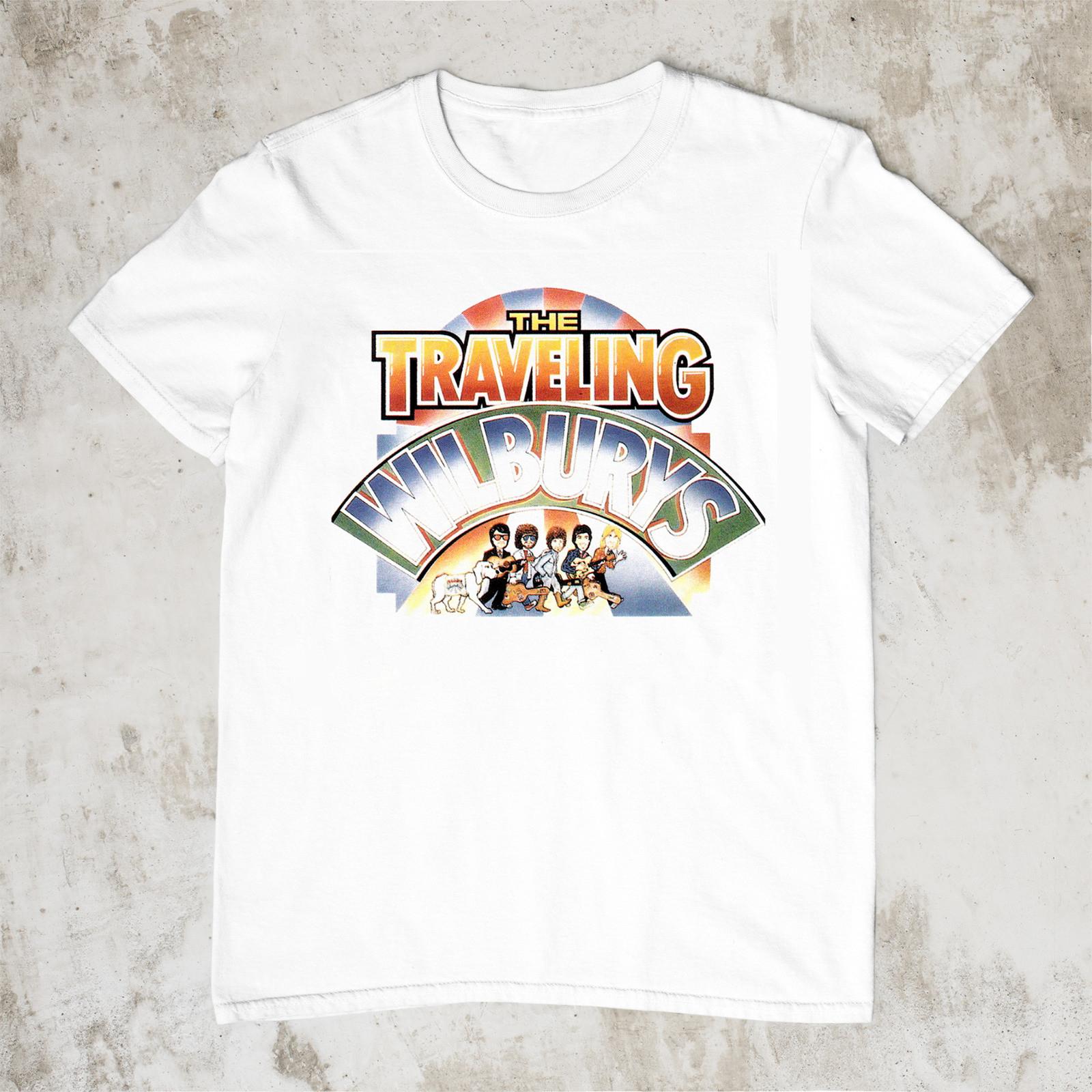 The Traveling Wilburys Volume 2 Album T-Shirt Mens Womens Tees Top Tops Tee Unisex 100% Cotton Shirt L
