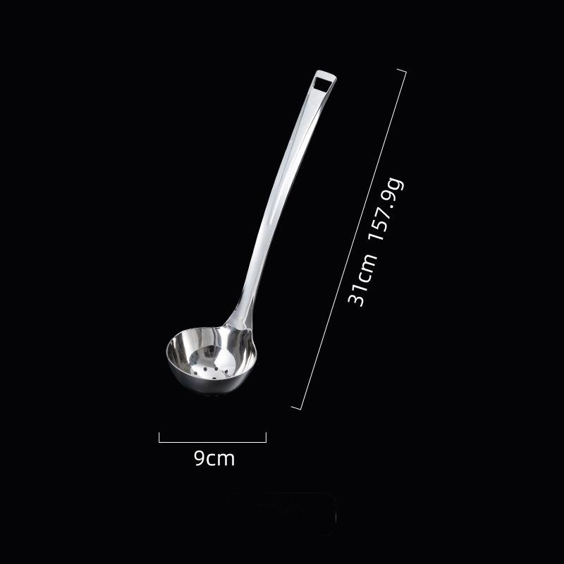 304 Stainless Steel Thickened Soup Separator, Soup Spoon, Soup Leakage, Home Hot Pot, Extended Spoon, 316