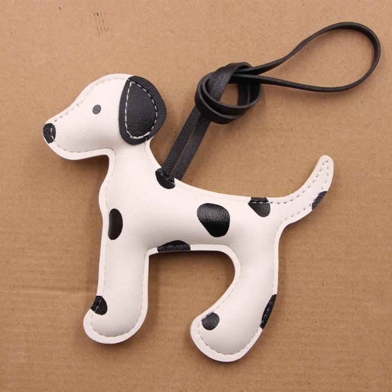 Dalmatian Print PU Leather Keychain Lightweight Lanyard For Keys Accessories Multiuse Key Holder Accessory