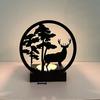 Elk Candlestick Design Create Warm Romantic Atmosphere Christmas Ornament for Home Decoration