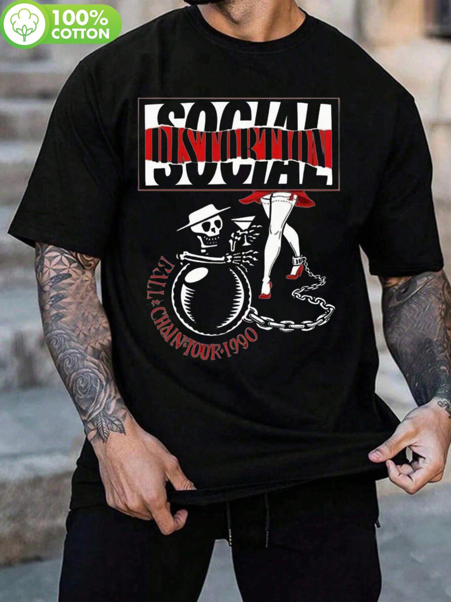 

Hip Hop Skull Print T-shirt - Cotton XXXL