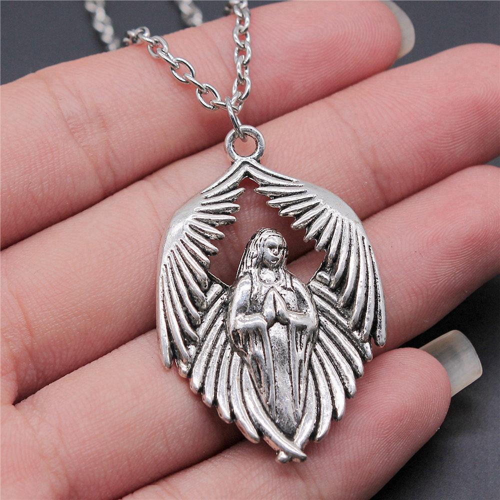 45cm Oder 70cm Lange Kette Halskette Flügel Engel Hochzeitsschmuck Zubehör QN003