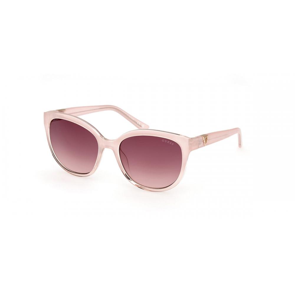 Lunettes de soleil femme Guess Gu7877 74t Transparent Light Pink/53-18-135 brown