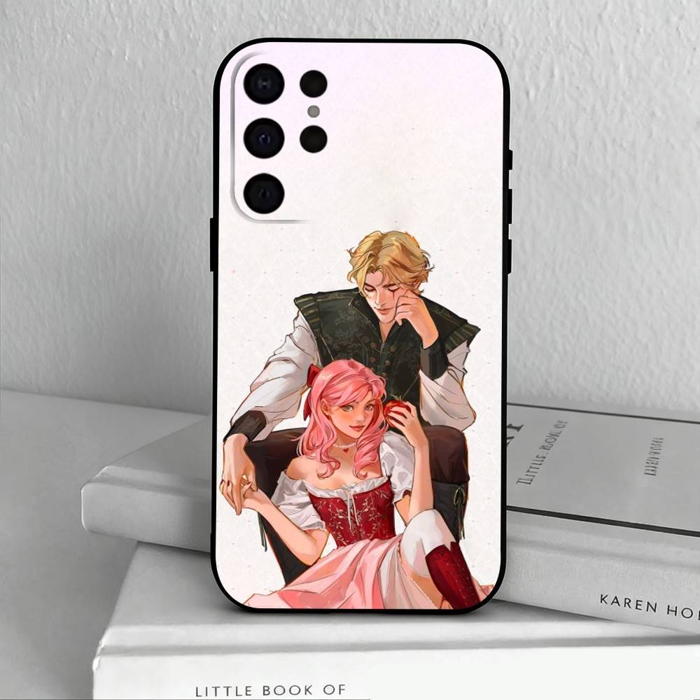 Once U-Upon a B-Broken H-Heart-T Phone Case For Samsung S25,S24,S21,S22,S23,S30,Ultra,S20,Plus,Others Soft Black Cover