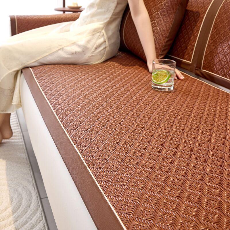 Rattan Mat Sofa Cushion, Summer Mat, Cool Cushion, Seat Cushion Non-Slip, Summer Ice Cushion  New Sofa Cover Cover Cloth