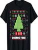 Chemistree Zabawna Chemia Choinka Chemia Chemia Koszulka