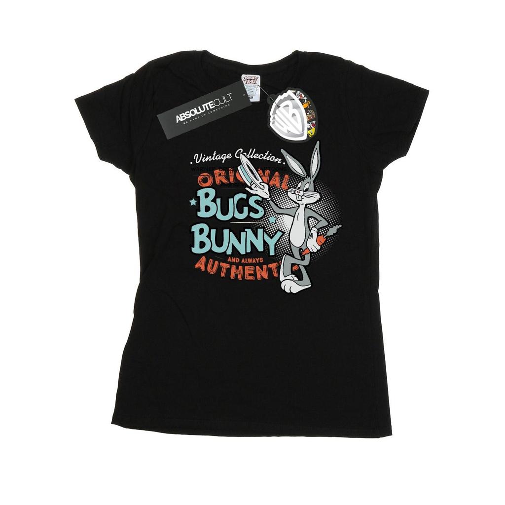 Looney Tunes Womens/Ladies Bugs Bunny Vintage Cotton T-Shirt