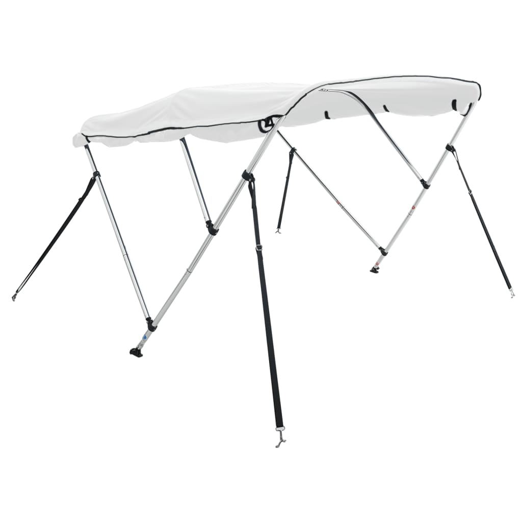 3 Bow Bimini Top with Side Panels 183 x (154 167) x 137 cm