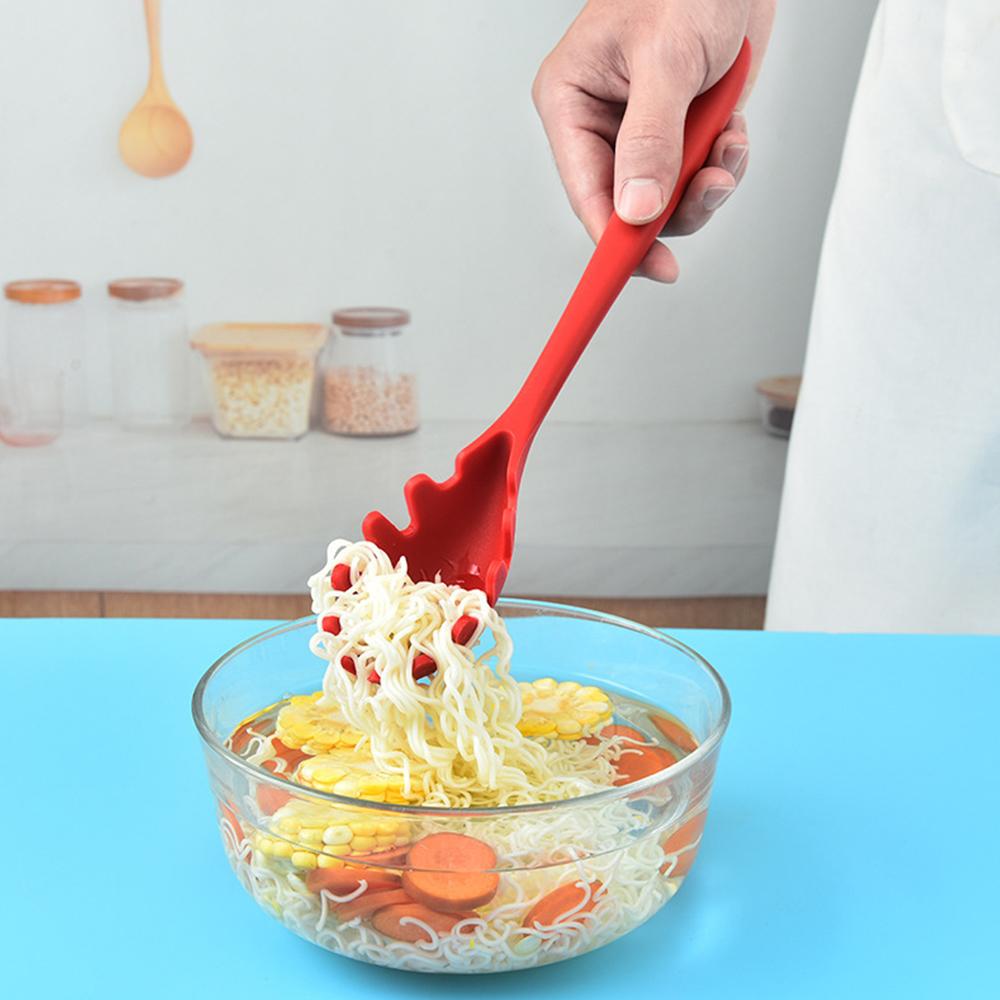 1 buc. Ustensile de bucătărie din silicon de calitate alimentară, Instrument pentru spaghete, Lo mein, Un aparat de bucătărie creativ pentru gătit