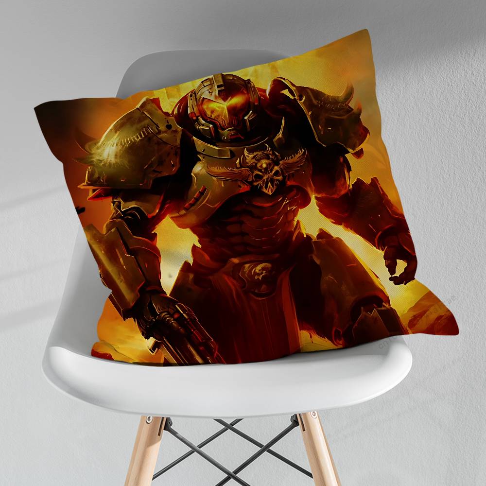 Cool Game DDoom SSlayer Pillow Case For 30x30cm45x45cm55x55cm For Home Bedroom Decoration And Protector