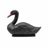 Naturalistic Swan Sculpture | Realistic Feather Detailing PE, Ornament, for Garden White