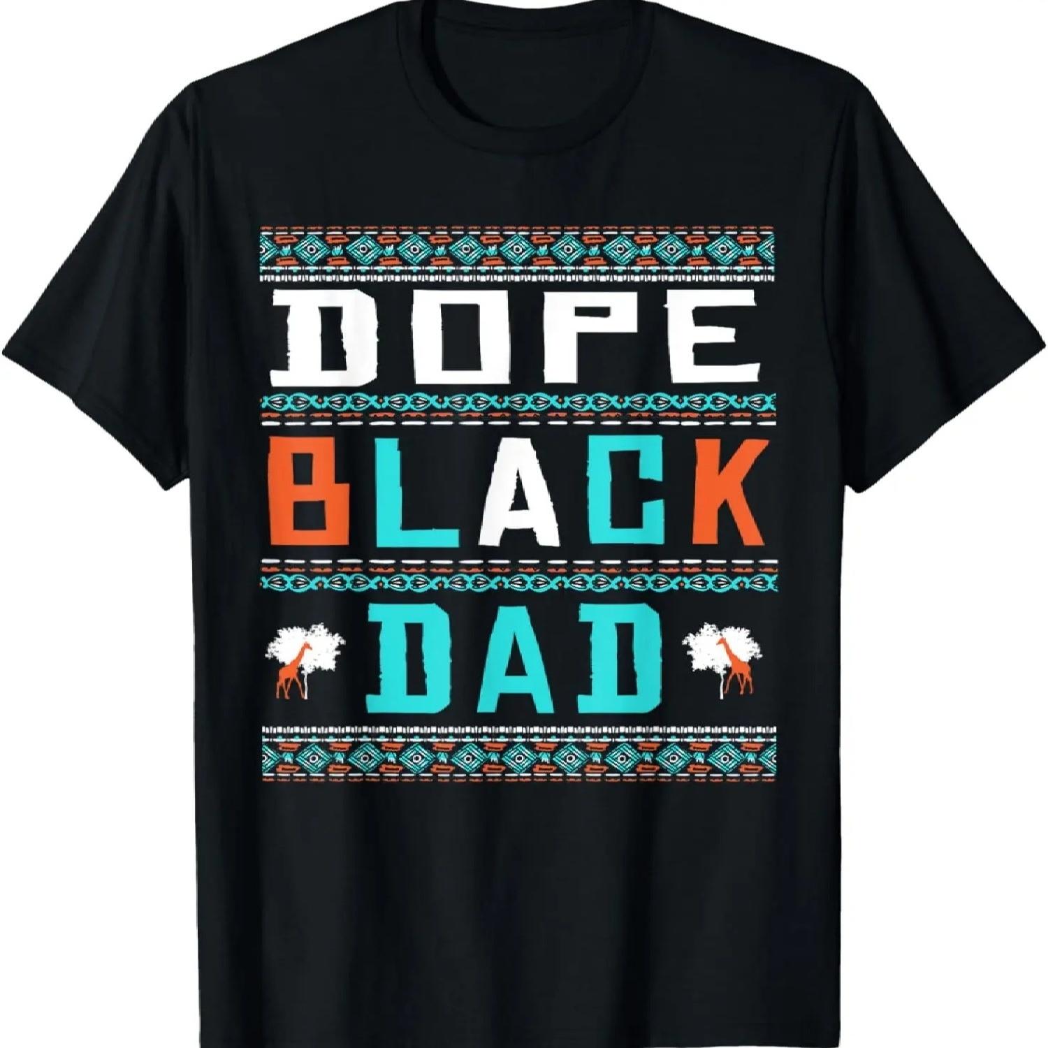 Black Dad Father s Day African Pride Dad Black Fathers T-Shirt S