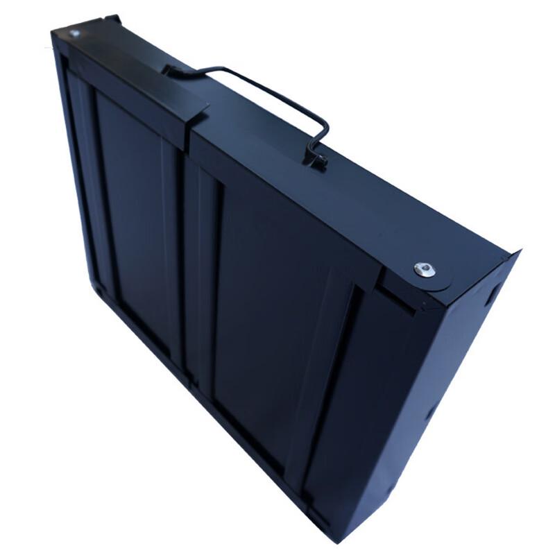 Foldable Black Steel Charcoal BBQ Grill 35*27*20CM