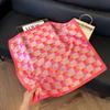 New 71 * 71cm Korean version small square scarf women's silk scarf spring and summer thin sunscreen scarf neck protection tied bag headband scarf