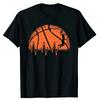 Men Clothing Basketball Heartbeat TShirt Men Birthday Gifts Short Sleeves Funny Tees Fashion Graphic Tshirts Sport Lover